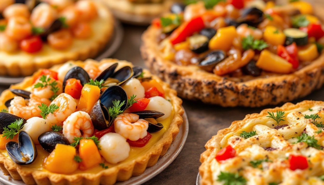 découvrez une délicieuse tarte salée qui égayera vos repas avec des saveurs innovantes. oubliez les recettes classiques et laissez-vous tenter par cette création originale qui ravira vos papilles et celles de vos invités.