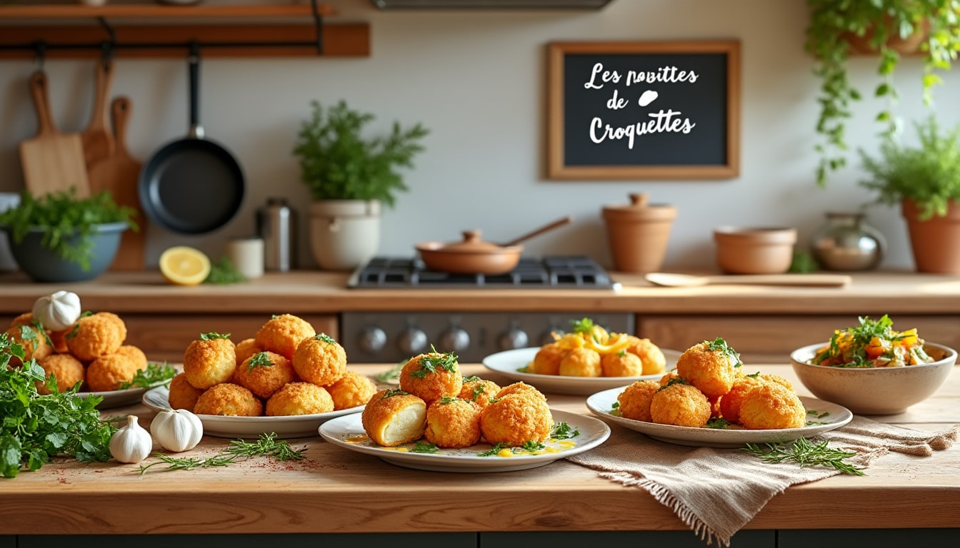 découvrez nos recettes de croquettes maison inratables, faciles à préparer et savoureuses. transformez votre cuisine en laboratoire culinaire avec des astuces simples pour régaler petits et grands. parfaites pour toutes les occasions, ces croquettes sauront ravir les papilles!