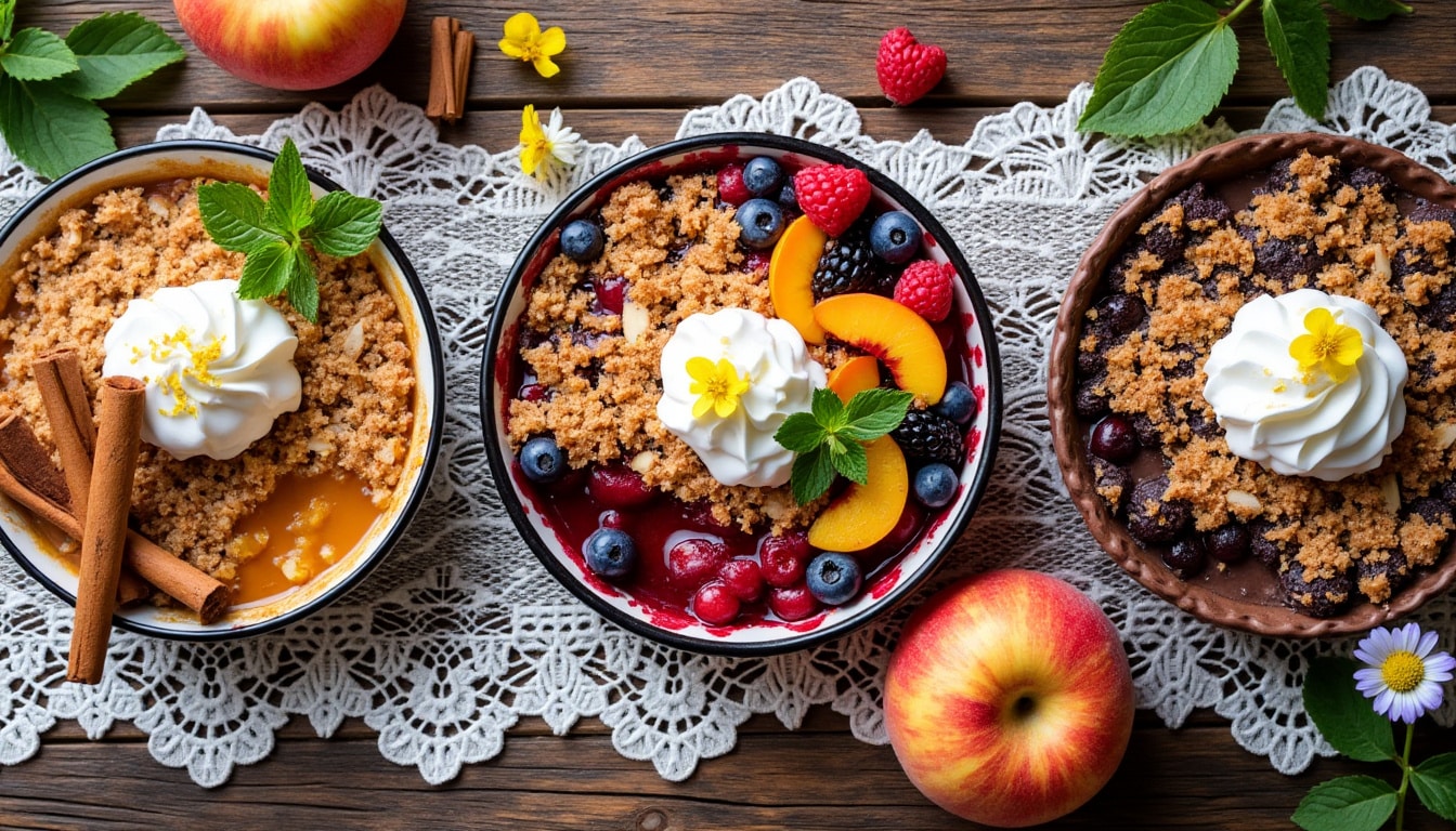 découvrez des astuces incontournables pour réaliser des crumbles sans gluten savoureux et croustillants. apprenez à choisir les meilleurs ingrédients et à associer les saveurs pour régaler vos papilles tout en respectant votre régime alimentaire. une recette parfaite pour tous les gourmands !