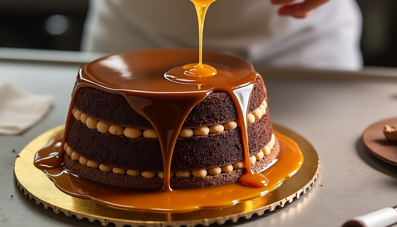 découvrez notre délicieuse recette d'entremets au chocolat et praliné maison, alliant la douceur du chocolat à la richesse du praliné pour un dessert irrésistible. parfait pour impressionner vos invités ou pour un moment gourmand, cet entremets rafraîchissant et savoureux saura séduire les papilles des amateurs de chocolat !