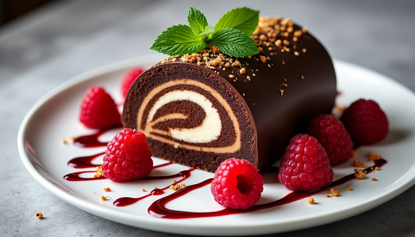 savourez notre délicieux entremets au chocolat et praliné fait maison, une délicieuse harmonie de textures et de saveurs. parfait pour séduire vos invités ou vous faire plaisir lors d'une occasion spéciale.