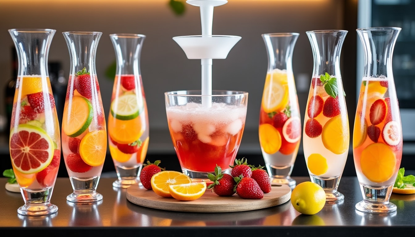 découvrez notre délicieuse recette de sangria au champagne, parfaite pour embellir vos fêtes et célébrations. alliez fruits frais et bulles pétillantes pour un cocktail festif qui saura ravir vos invités et mettre une touche d'élégance à vos soirées.